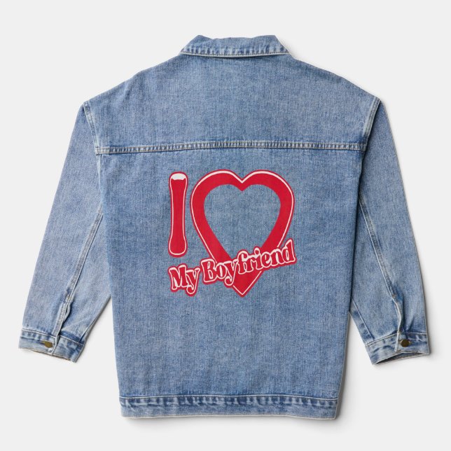 Chaqueta Vaquera Amo A Mi Novio (Reverso )