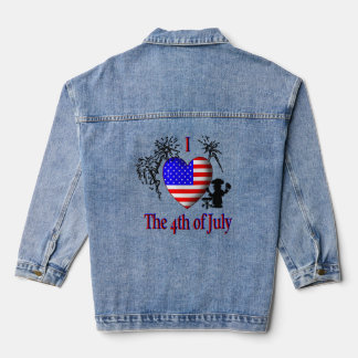 Chaqueta Vaquera Amo el 4 de julio