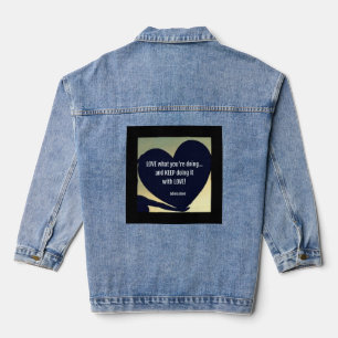 Chaqueta Vaquera AMO lo que estás haciendo Denim Jacket - Adiela Ak