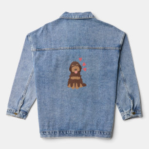 Chaqueta Vaquera Amor Chocolate Phantom Cockapoo Cavapoo Perro