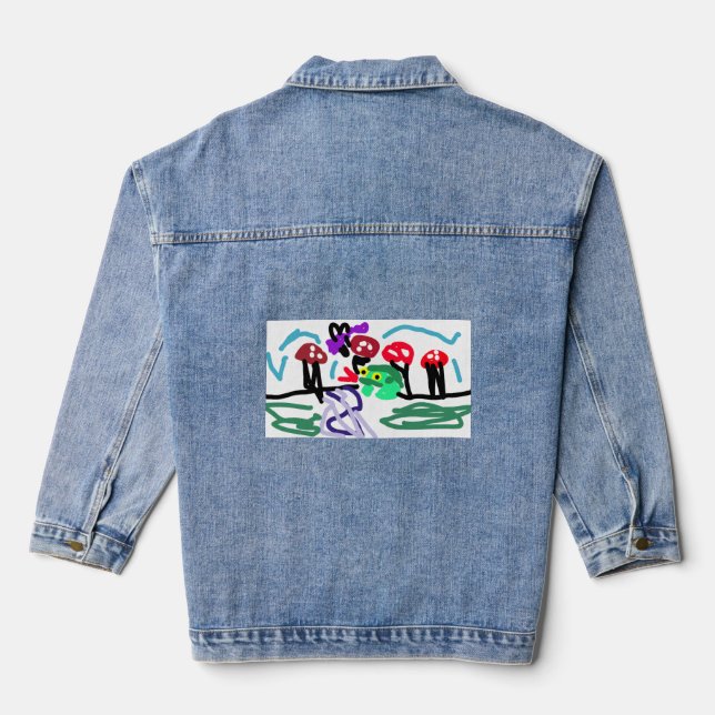 Chaqueta Vaquera Amor de rana  (Reverso )