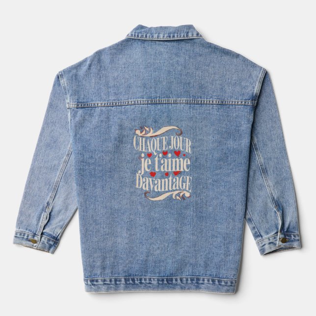 Chaqueta Vaquera Amor para Siempre (Reverso )