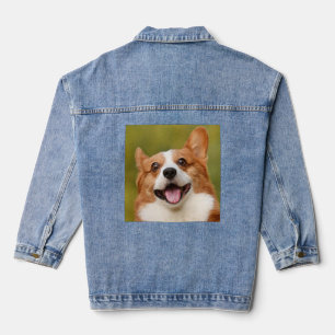 Chaqueta Vaquera Añadir foto de perro personalizada