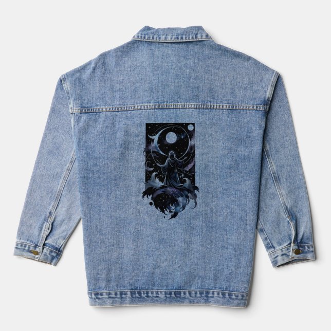 Chaqueta Vaquera Ángel cósmico (Reverso )
