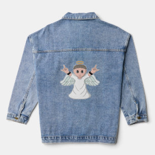Chaqueta Vaquera Angel de amor a la música fuerte