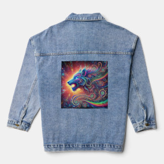 Chaqueta Vaquera Animal psicodélico - Espíritu galáctico