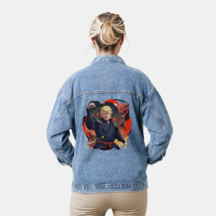 Chaqueta Vaquera Anime Trump - Aumentando el puño