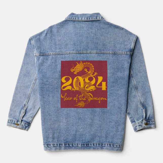Chaqueta Vaquera Año Nuevo Chino 2024 (Reverso )