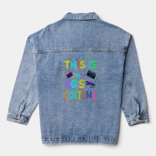 Chaqueta Vaquera Años 80 Vestidos ingeniosos Fiesta Idea 80 Estilo 