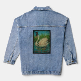 Chaqueta Vaquera Antiguos letreros de pub, cisne