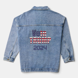 CHAQUETA VAQUERA APOYO DE VOTACIÓN TRUMP