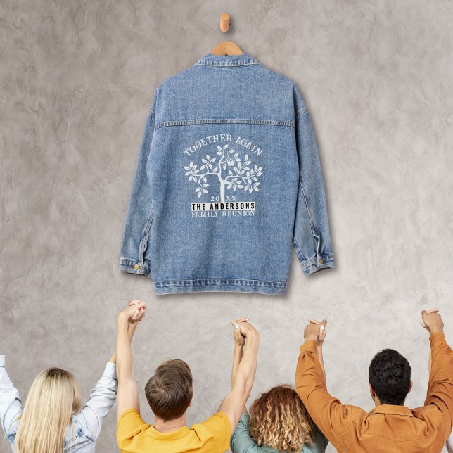 Chaqueta Vaquera Árbol de reunión familiar, nombre y fecha (Subido por el creador)