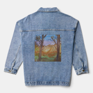 Chaqueta Vaquera Árboles del atardecer