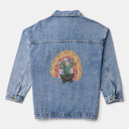 Chaqueta Vaquera Arcoiris de Boho Cactus: vibrantes vibrantes vibra