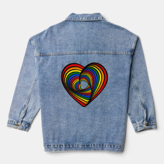 Chaqueta Vaquera Arcoiris Twist Heart
