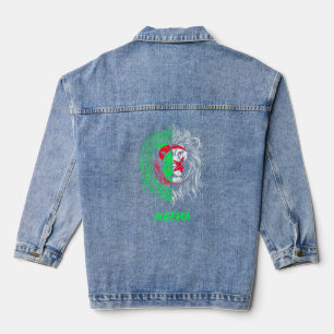 Chaqueta Vaquera Argelia León Bandera argelina camiseta