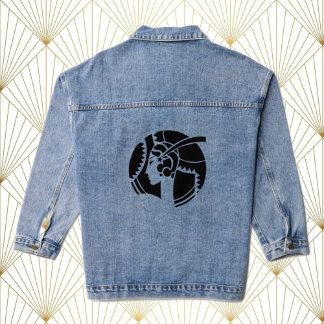 Chaqueta Vaquera Art Deco Lady Denim Jacket