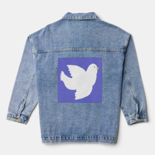 Chaqueta Vaquera arte de pintar palomas