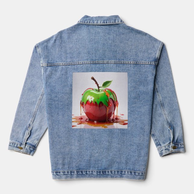 Chaqueta Vaquera Arte digital Apple (Reverso )