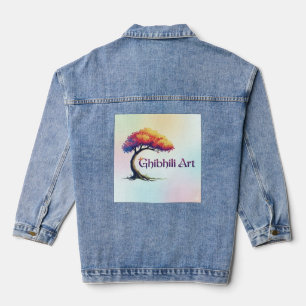 Chaqueta Vaquera Arte Ghibhili: Donde la imaginación arraiga