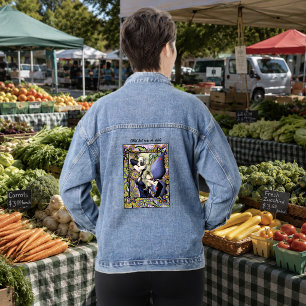 Chaqueta Vaquera Arte Nouveau Fantasía Elegancia Rubia Hada Gótica