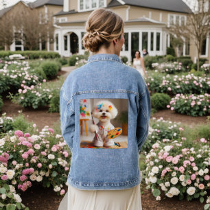 Chaqueta Vaquera Arte Spitz Japonés