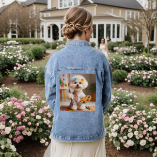 Chaqueta Vaquera Arte Spitz Japonés