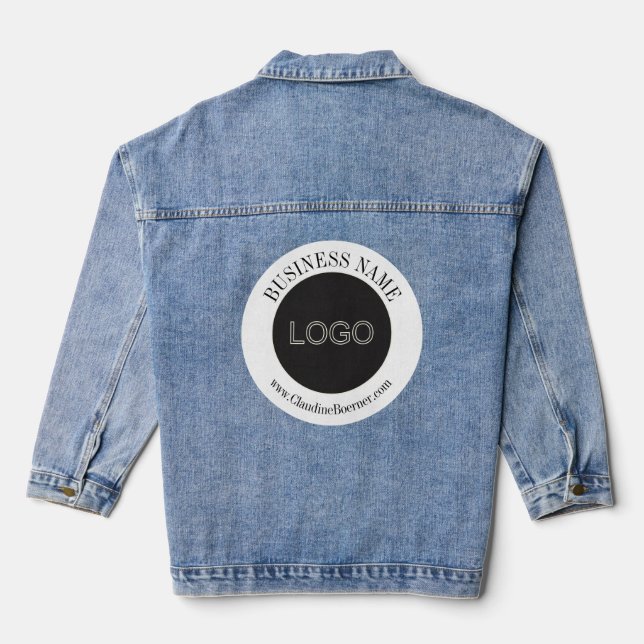 Chaqueta Vaquera Artista de negocios Cargar Denim Jacket (Reverso )