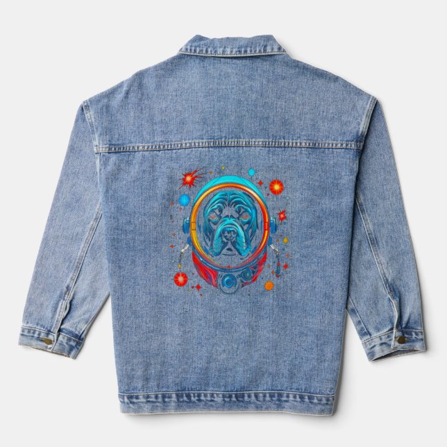 Chaqueta Vaquera Astronauta cane corso Dog (Reverso )