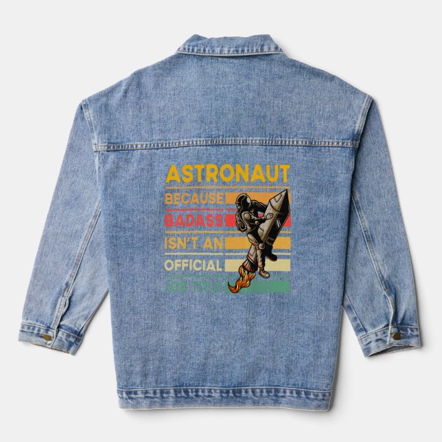 Chaqueta Vaquera Astronauta dice 1 (Reverso )
