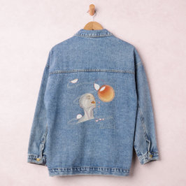 Chaqueta Vaquera Ataque nebulosa y collar de perla galáctica