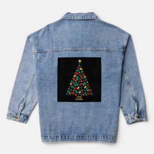 Chaqueta Vaquera Autismo navidad árbol navidad conciencia de autism