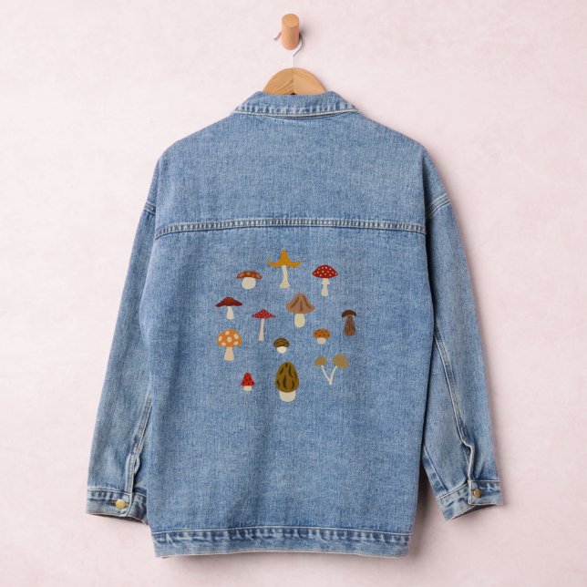 Chaqueta Vaquera Autumn Mushrooms Denim Jacket (Hangar)