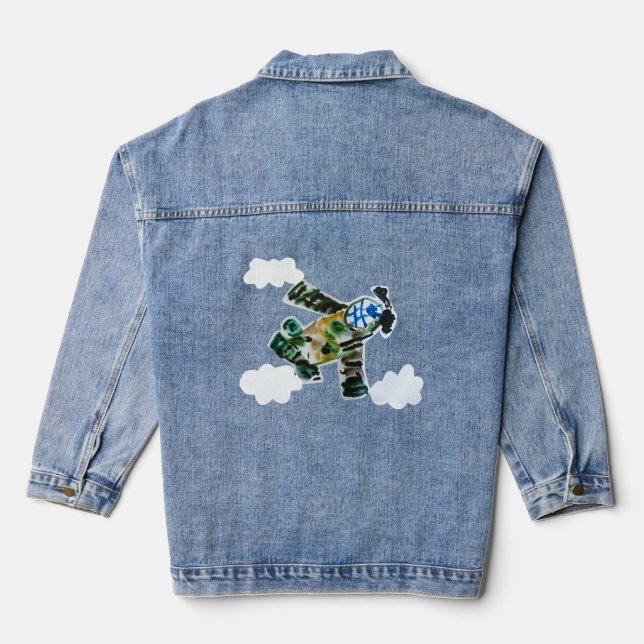 Chaqueta Vaquera Avión militar (Reverso )