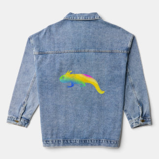 Chaqueta Vaquera Axolotl Cute Amphibian Animal Colorful 6