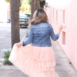 Chaqueta Vaquera Bachelorette Party Bridesmaid Bridal Boda