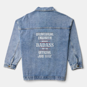 Chaqueta Vaquera Badass de Ingeniería Biomédica