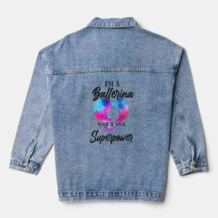 Chaqueta Vaquera Bailarina de ballet bailarina Chica Ballerina Hear