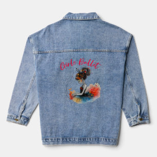 Chaqueta Vaquera Bailarina de ballet chicas, bailarina de ballet cu