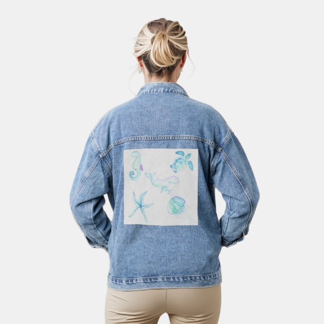 Chaqueta Vaquera Bajo el mar (Modelo)