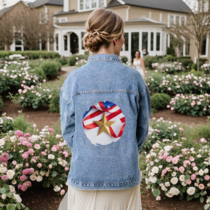 Chaqueta Vaquera Bajo el pliegue de la bandera