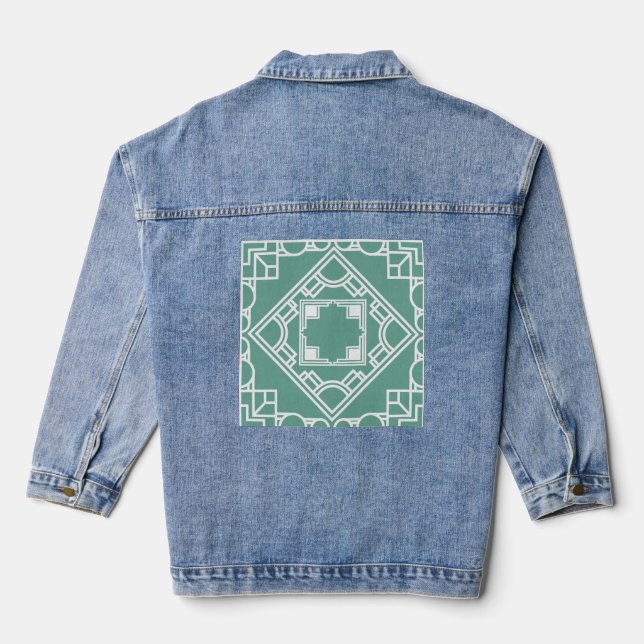 Chaqueta Vaquera Baldosa Art Deco (Reverso )
