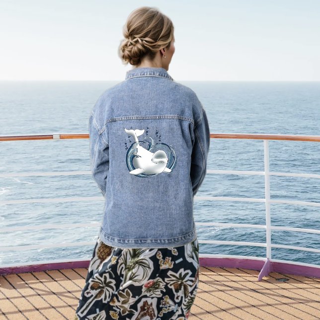 Chaqueta Vaquera Ballena Beluga Azul (Subido por el creador)