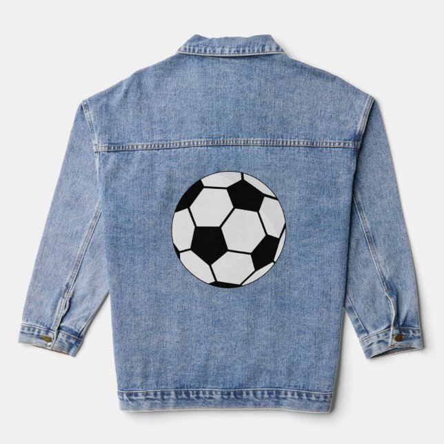 Chaqueta Vaquera Balón de fútbol (Reverso )