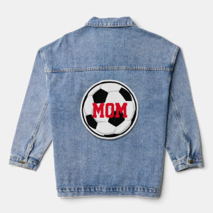 Chaqueta Vaquera Balón de fútbol MOM Deportivo Equipo de fans de Es