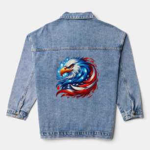 Chaqueta Vaquera Bandera americana Eagle Royal Luxury