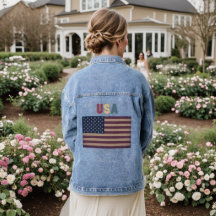 Bandera Americana Retro Grunge Unisex USA