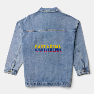 Chaqueta Vaquera Bandera Colombiana Cartagena