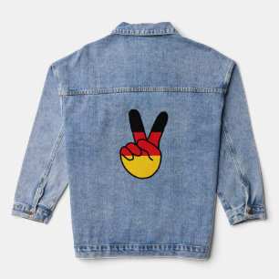 Chaqueta Vaquera Bandera de Alemania/Rótulo