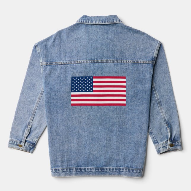 Chaqueta Vaquera Bandera de Estados Unidos Denim Jacket - Patriótic (Reverso )
